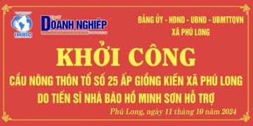 Viện IMRIC – Viện IRLIE phối hợp Tạp chí Doanh nghiệp và Trang trại Việt Nam: Khởi công cầu nông thôn tổ 25 – nối nhịp bờ vui