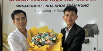 Singapodent ký kết chuyển giao công nghệ in 3D tại phòng khám Nha khoa Trần Hùng (Hải Dương)