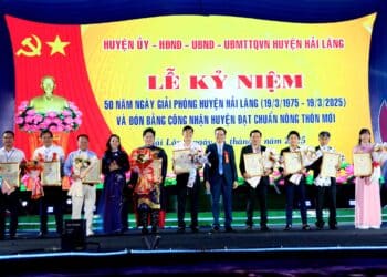 Quảng Trị: Lễ kỷ niệm 50 năm Ngày giải phóng huyện Hải Lăng và đón nhận Bằng công nhận huyện đạt chuẩn nông thôn mới