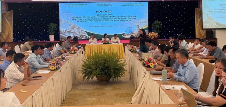 Cục Kinh tế hợp tác và Phát triển nông thôn; Sở Nông nghiệp và Môi trường TPHCM tổ chức hội thảo dự thảo nghị định thay thế Nghị định 52/2018/NĐ-CP